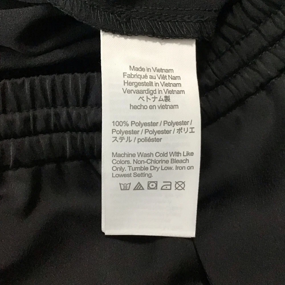NWT J. Crew Drawstring Cuffed Crepe Pants in Black Size 8.